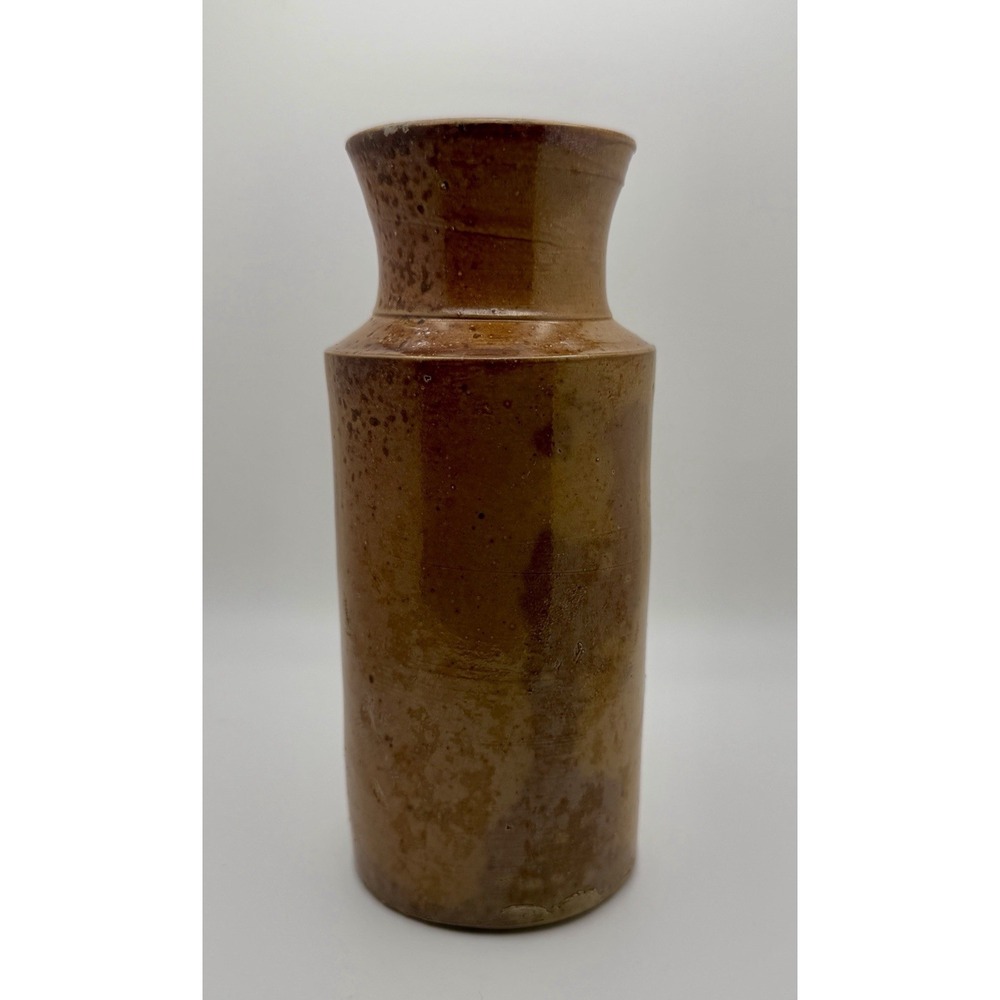 Antique Brown Salt-Glazed Ink‎ Pot Vase